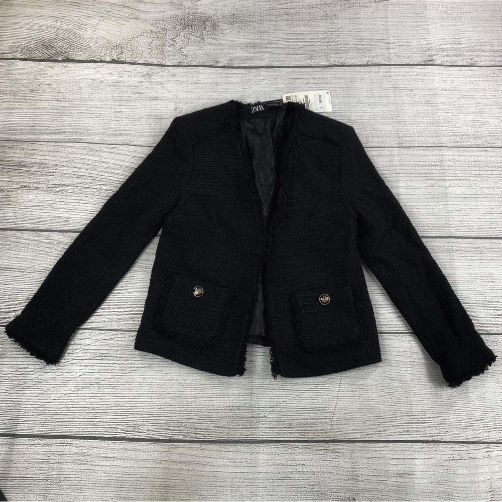 Zara Elegant Black Women's Blazer Size XS